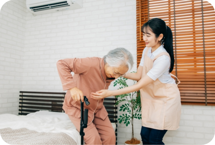 身体の動きをサポートします